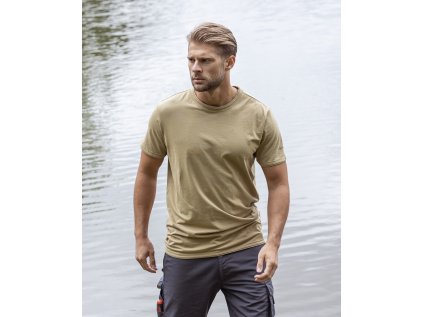 Tričko ARDON®TRENDY khaki svetlé 2XL