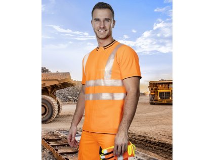 Tričko hi-viz ARDON®SIGNAL oranžové S (Veľkosti Ardon S, Farba oranžové odtiene)