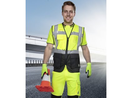 Manažérska výstražná vesta ARDON®SIGNAL žltá S