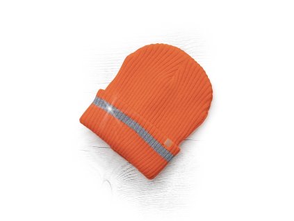Zimná čiapka pletená + flísová podšívka hi-viz ARDON®SPARK oranžová