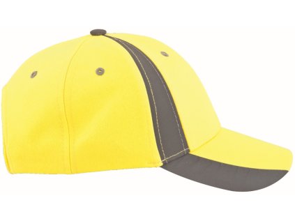 Čiapka so šiltom hi-viz s reflex. pruhom ARDON®TWINKLE žltá (Farba žlté odtiene)