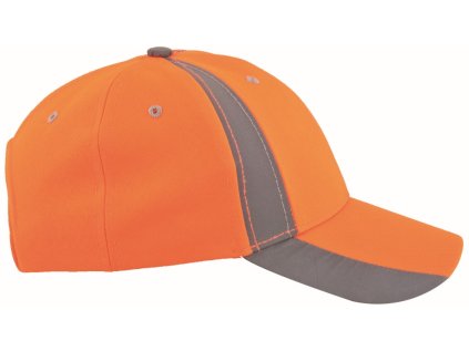 Čiapka so šiltom hi-viz s reflex. pruhom ARDON®TWINKLE oranžová