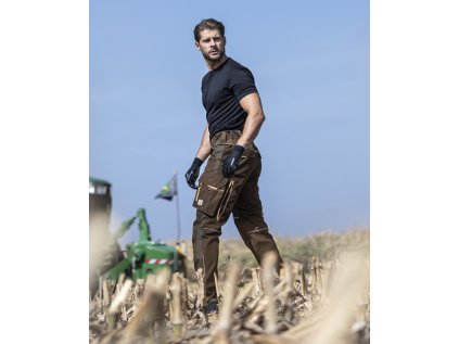 Nohavice do pása ARDON®URBAN+ hnedé skrátené S (Veľkosti Ardon S, Farba hnedé odtiene)