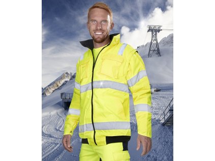 Bunda reflexná ARDON®HOWARD žltá L (Veľkosti Ardon L, Farba žlté odtiene)