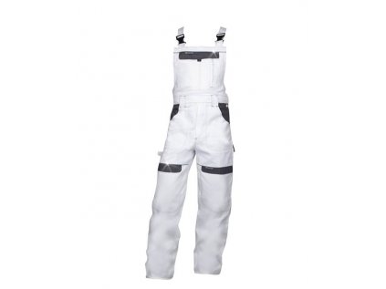 Nohavice s náprsenkou ARDON®COOL TREND bielo-sivé skrátené