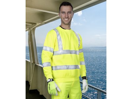 Mikina Hi-Vis žltá ARDON®REF301 S (Veľkosti Ardon S, Farba žlté odtiene)