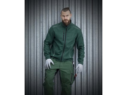 Bunda softshellová ARDON®VISION , zelená S (Veľkosti Ardon S, Farba zelené odtiene)