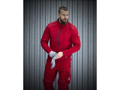 Bunda softshellová ARDON®VISION , červená S (Veľkosti Ardon S, Farba červené odtiene)