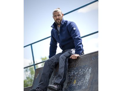 Mikina fleece ARDON®Polar 450, modrá S (Veľkosti Ardon S, Farba modré odtiene)