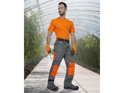 Nohavice do pása ARDON®2STRONG 02 sivo-oranžové 46 (Veľkosti Ardon 46, Farba sivé odtiene)