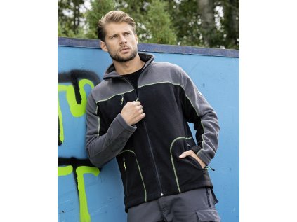 Flísová mikina ARDON®MICHAEL pánska, čierna 4XL (Veľkosti Ardon 4XL, Farba čierna)