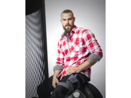 Košeľa ARDON®OPTIFLANNELS červená S (Veľkosti Ardon S, Farba červené odtiene)
