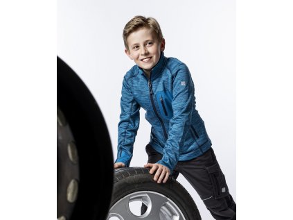 Detská mikina ARDON®Breeffidry melange modrá 98-104