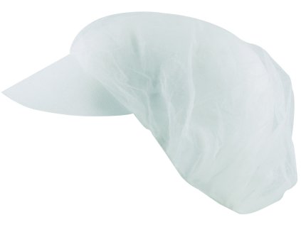 PP čiapka so šiltom ARDON®TINA (100ks) (Farba biela)