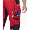 Nohavice s náprsenkou ARDON®4Xstretch® červené 46 (Veľkosti Ardon 46, Farba červené odtiene)