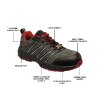 VECTRA S1P ESD NM Grey/red Low
