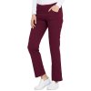 Dámske nohavice Dickies Balance na gumu - vínová (Veľkosť 3XL)