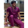 Unisex Cherokee MEDICAL SET - vínová (Veľkosť XXS)
