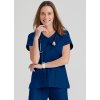 Zdravotnícka blúza CORA Grey´s Anatomy - námornícka modrá (Veľkosť XXS)
