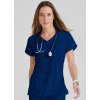 Zdravotnícka blúza CORA Grey´s Anatomy - námornícka modrá (Veľkosť XXS)
