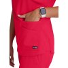 Zdravotnícka blúza EMMA Grey´s Anatomy STRETCH EXPERIENCE - červená (Veľkosť 2XL)