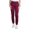 Zdravotnícke dámske jogger nohavice Cherokee Revolution ACTIVE STYLING - vínové (Veľkosť XL)