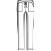 Zdravotnícke nohavice Cherokee Core Stretch BEST - biele (Veľkosť 3XL)