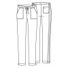 Zdravotnícke nohavice Cherokee Core Stretch BEST - karibsky modré (Veľkosť 3XL)