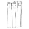 Zdravotnícke nohavice Cherokee Core Stretch BEST - vínové (Veľkosť 3XL)