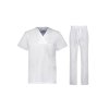 SCRUBS SET MORELLI 100% bavlna - biely (Veľkosť 3XL)