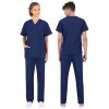 SCRUBS SET MORELLI 100% bavlna - námornícky modrý (Veľkosť 3XL)