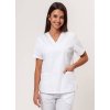 Zdravotnícka blúza Sunrise Basic FRESH - biela (Veľkosť 3XL)