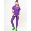 Zdravotnícka blúza Sunrise Basic FRESH - fialová (Veľkosť 3XL)