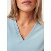 Zdravotnícka blúza Premium AURA - aqua (Veľkosť 3XL)