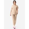 Zdravotnícke nohavice RAYON jogger - béžové (Veľkosť 2XL)