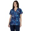 Zdravotnícka blúza ISABELLA MORSKÝ ŽIVOT (Veľkosť XS)