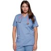 Zdravotnícka blúza REVOLUTION - nebeská modrá (Veľkosť XXS)