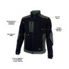 EREBOS Jacket green/black (Veľkosť S 44-46)