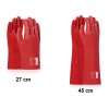 Máčané rukavice ARDON®RAY 27 (Veľkosti Ardon 27, Farba červené odtiene)