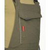Nohavice s náprsenkou ARDON®URBAN+ khaki skrátené M