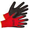 MANOS Gloves black/red (12 pcs) (Veľkosť S 7)
