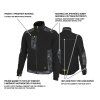 PREDATOR Jacket black/grey (Veľkosť S 44-46)