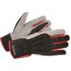 CARPOS VELCRO Gloves grey/red (12 pcs) (Veľkosť S 7)
