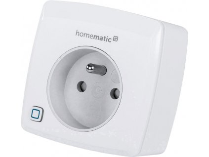 Bezdrátová spínací a měřicí zásuvka Smart Home Homematic IP HmIP-PSM-PE, dosah 400 m (max.)