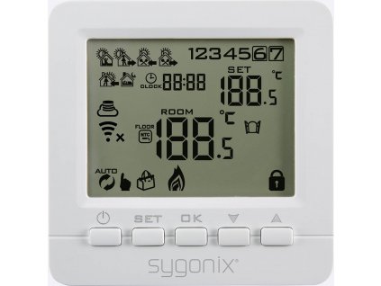 WiFi termostat Sygonix SY-4500820 | týdenní program | 5 až 35 °C | pod omítku