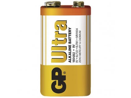 Destičková baterie 9V - GP Ultra Alkaline