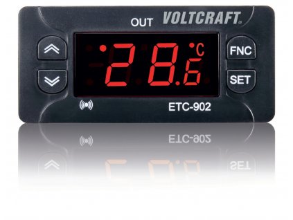 Termostat VOLTCRAFT ETC-902, typ senzoru NTC, PTC, -30 až +99 °C
