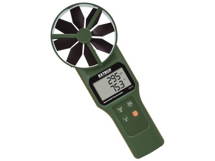 Anemometr, teploměr, vlhkoměr Extech AN-310 | 0,2 - 30 m/s | 0 - 99.999 m3/min | -20 až +60 °C | 0 až 99,9 %RH