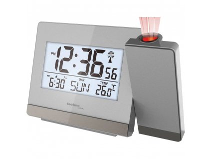 Techno Line WT538 | Digitální budík s projekcí času | stříbrná