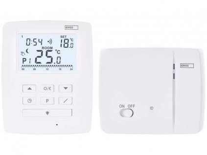 Pokojový termostat s komunikací OpenTherm, bezdrátový | P5611OT